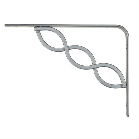 fancy metal celtic knot shelf brackets|Rubbermaid 1877645 Decorative Shelf Bracket, 6 by 8.